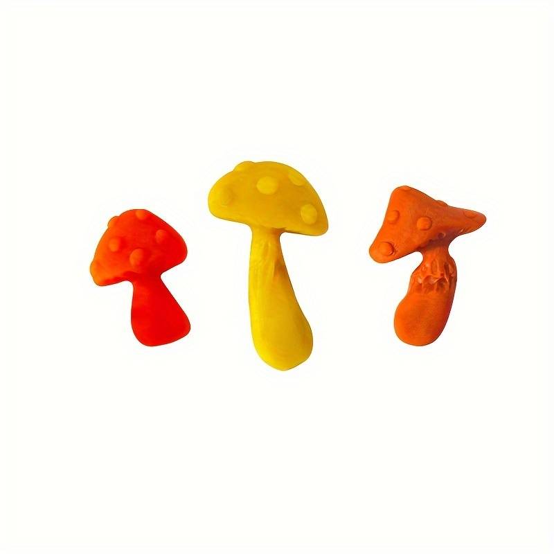 Suitable For Baking Molds Color Grey Model Three In A Row Mushrooms