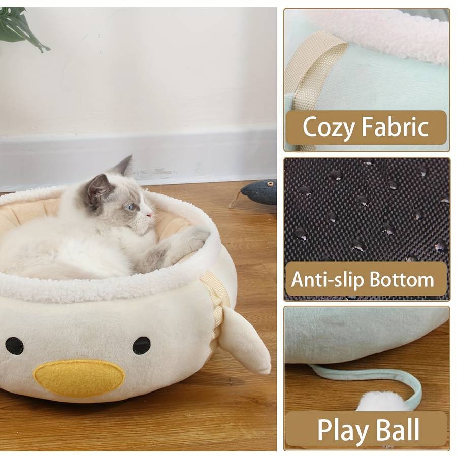 Pet supplies size Size   30x 30 cm Style Cartoon Chick with Hanging Strap