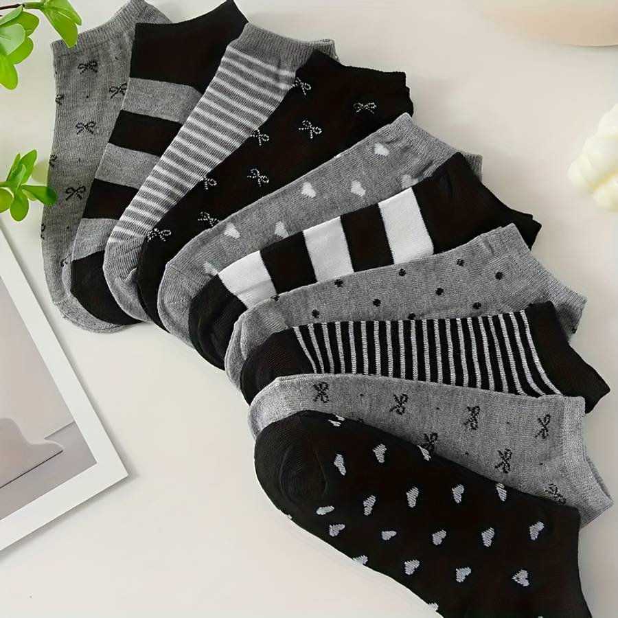 Women S Socks Color 10Pcs5Pairs Size Random Color