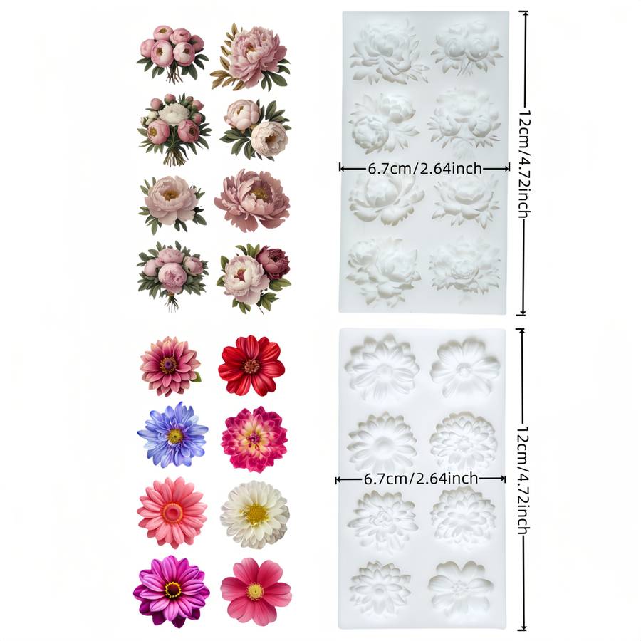 Suitable For Baking Molds Style Flower B