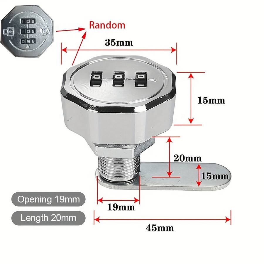 Lock Size 20Mm Style Color 3