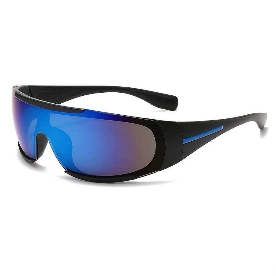 Cycling Glasses Color C5 Black Red Mirror