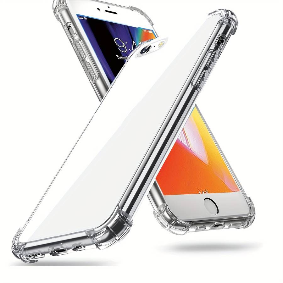1Pc Ultra-Thin Tpu Crystal Protective Case Shockproof And Transparent For IPhone 5