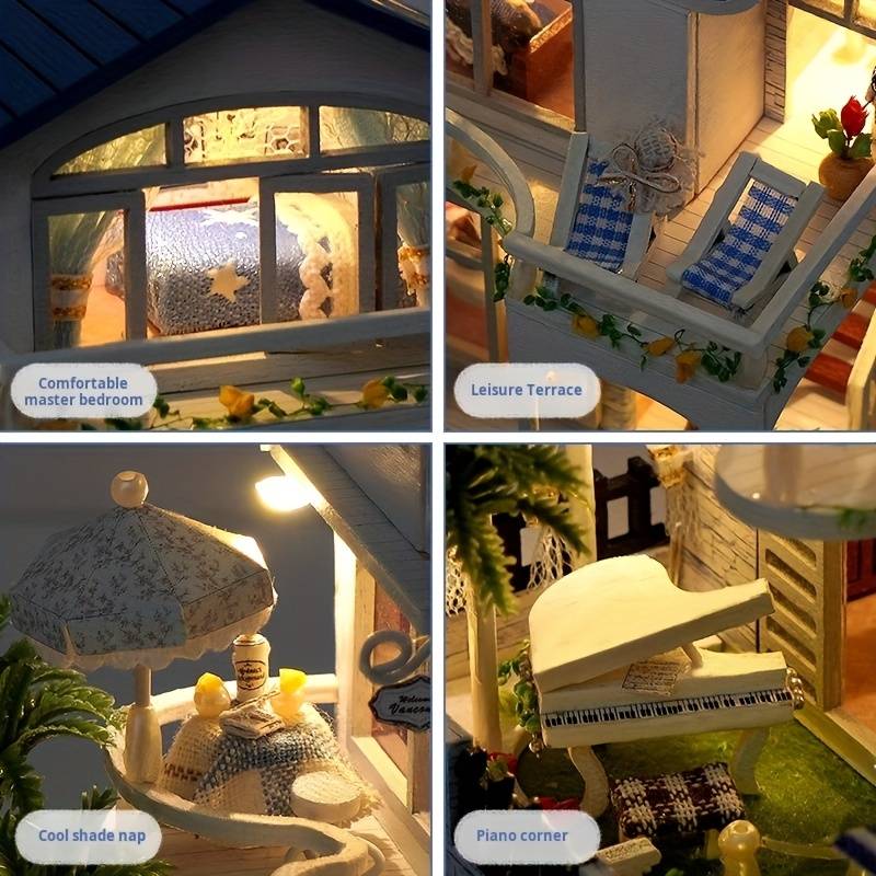 Building Toy Architectural Model Toy Set Color Style1