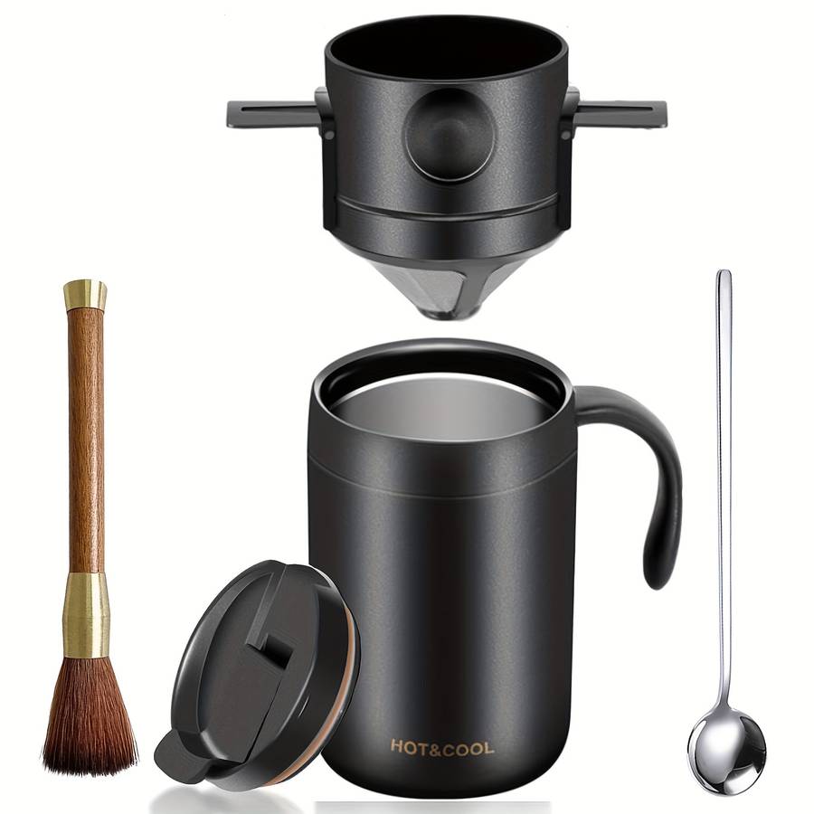 Coffee Machine Model Insulated Cup  Filter Cup  Spoon  Cleaning Brush