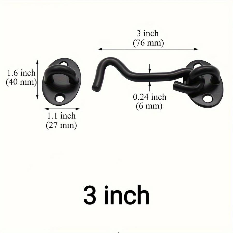 Lock Model Black 10.16 Cm