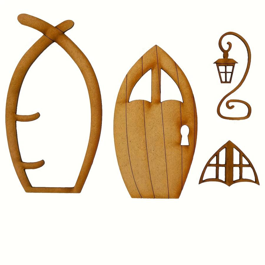 Wooden 3D Dollhouse Accessories Fairy Tale