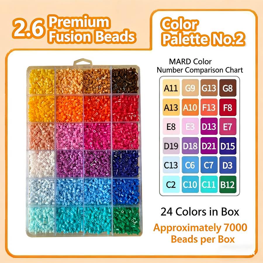 Perler Bead Set 2.6Mm No.2 Color