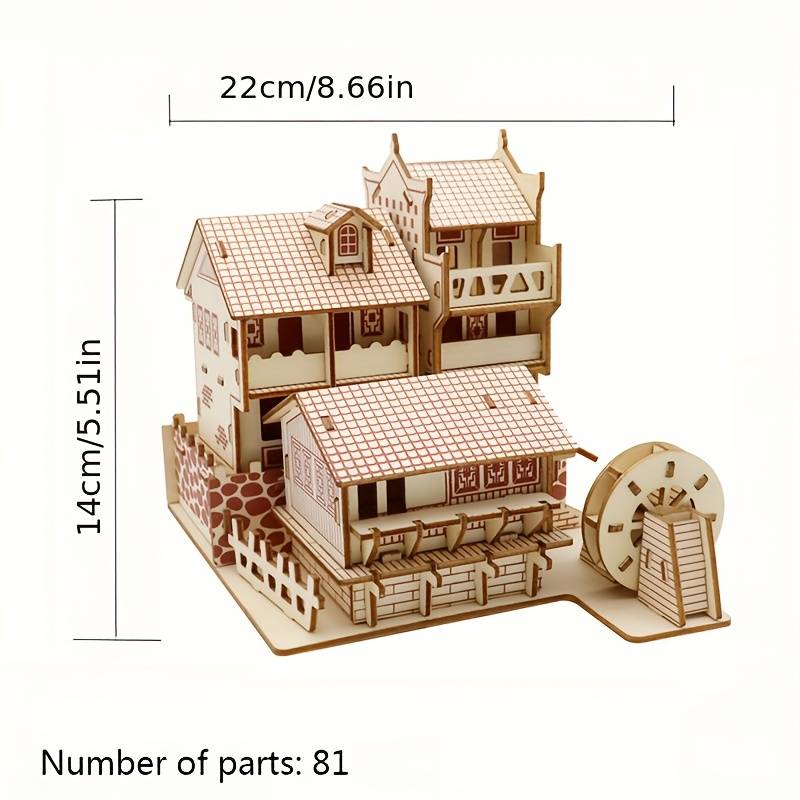 Building Toy Architectural Model Toy Set Items Fenghuang Ancient Town