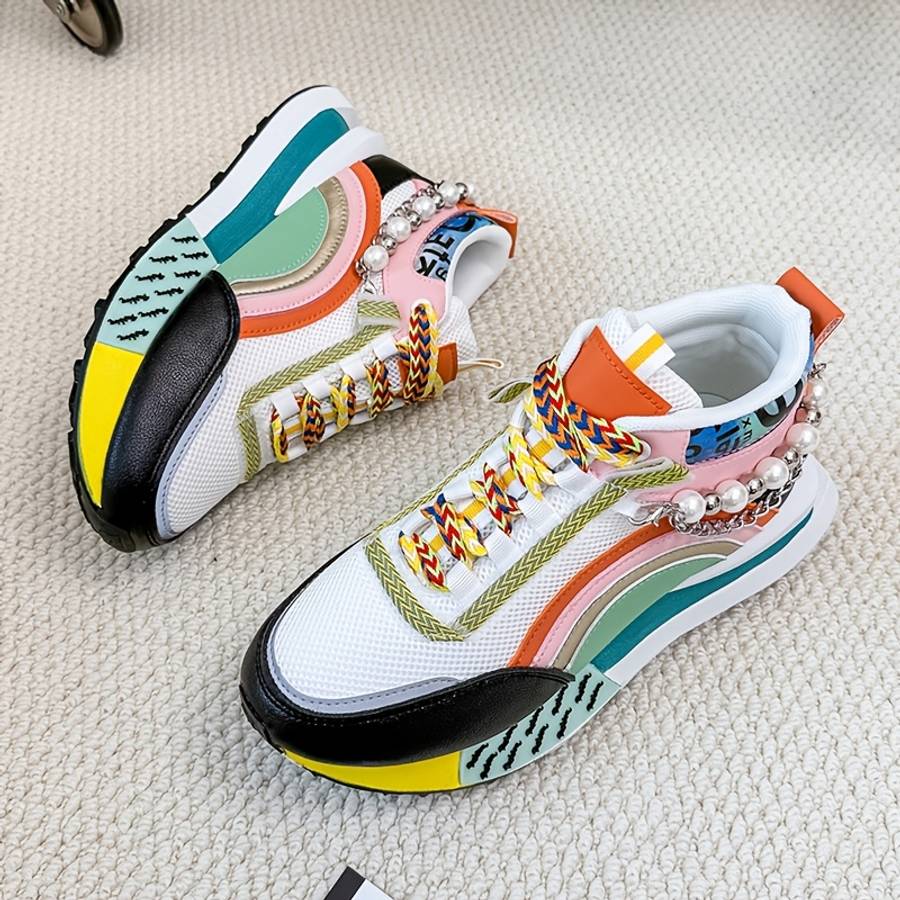 Women S Sneakers Color Black Orange Sizeuk 4.5