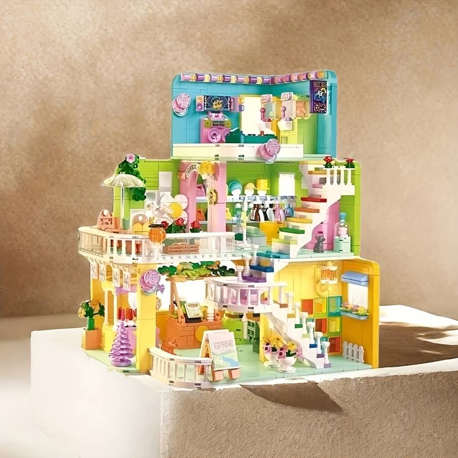 Building Toy Architectural Model Toy Set Quantity 1435Pcs