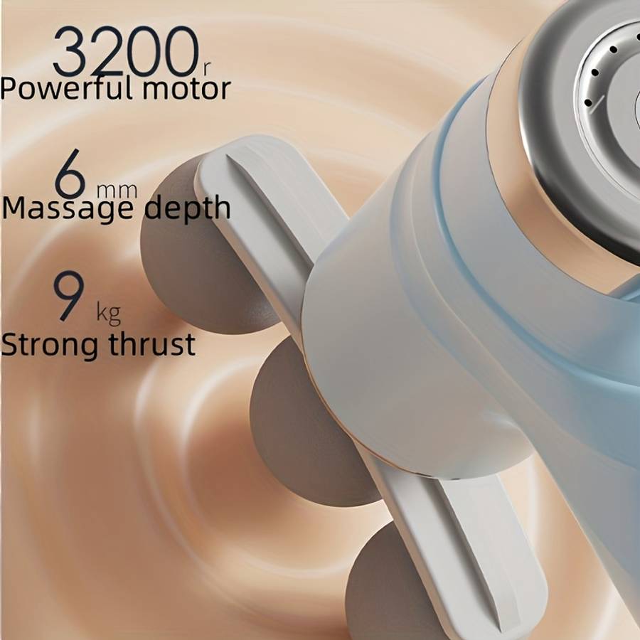 Massager Color 5 In 1 Pearl White Gift Box