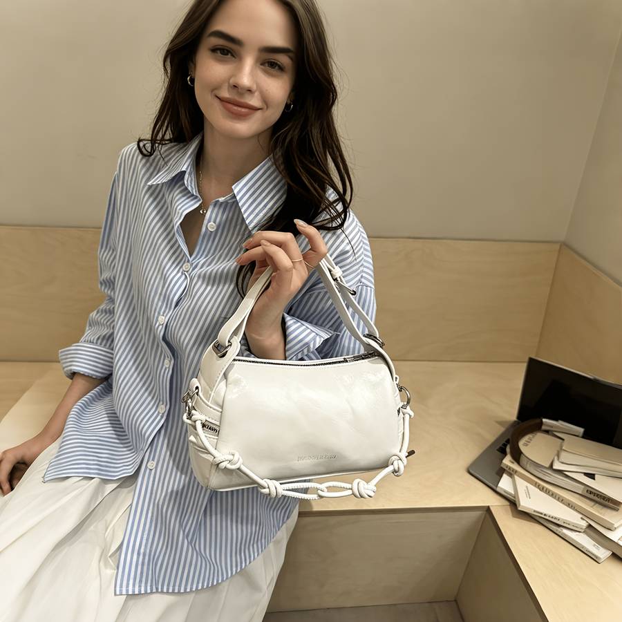 Women S Handbags White Pu