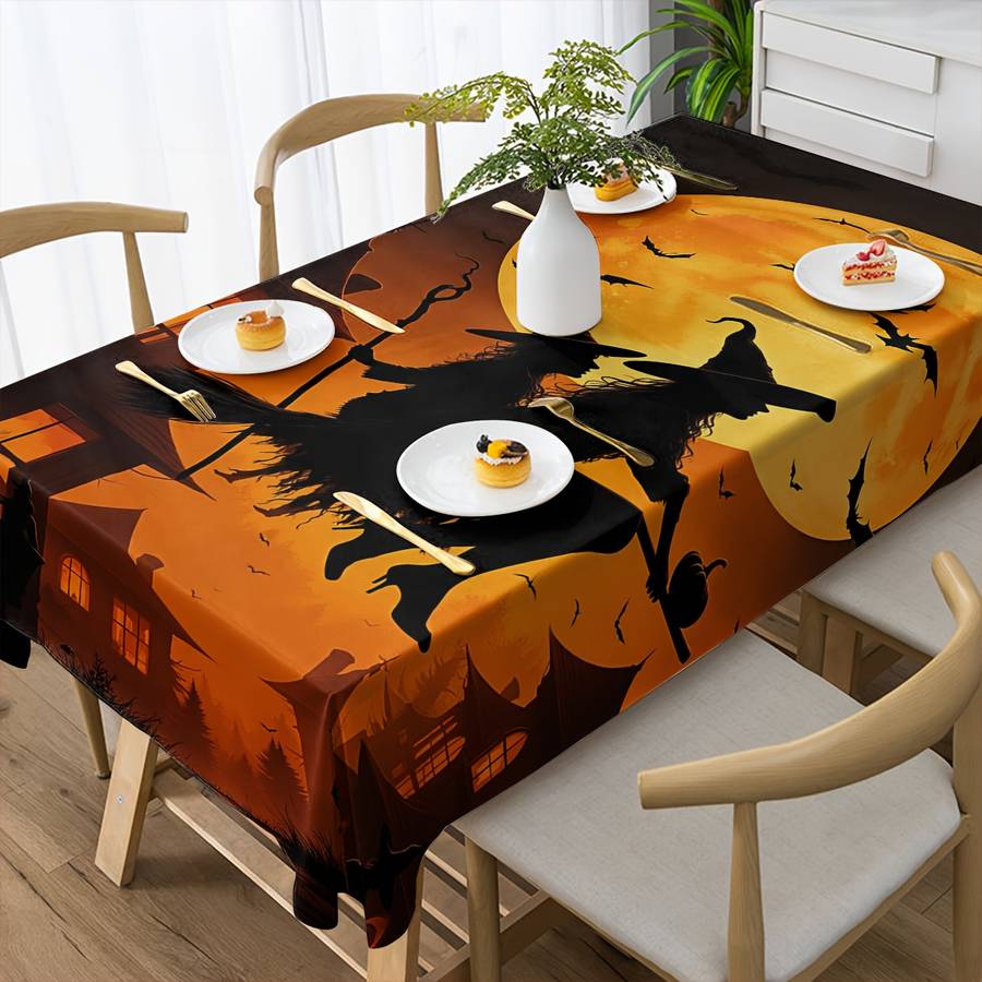 Halloween tablecloth decoration size 140cm x 180cm or 55.12in x 70.87in