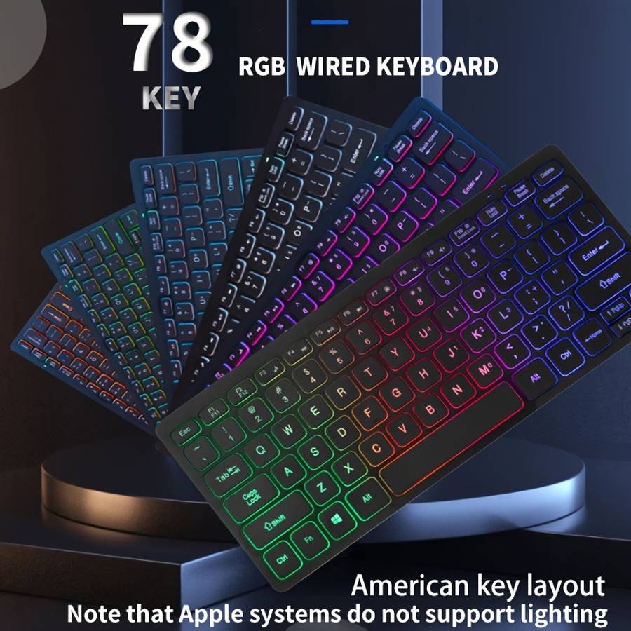RGB linear Backlit Keyboard