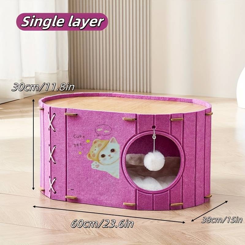Pet Supplies Color Purple Model Double Layer