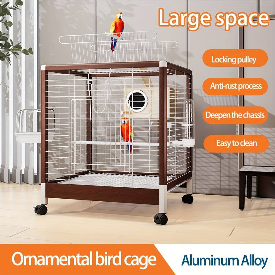 Birdcage Color Aluminum Alloy Match To Wood
