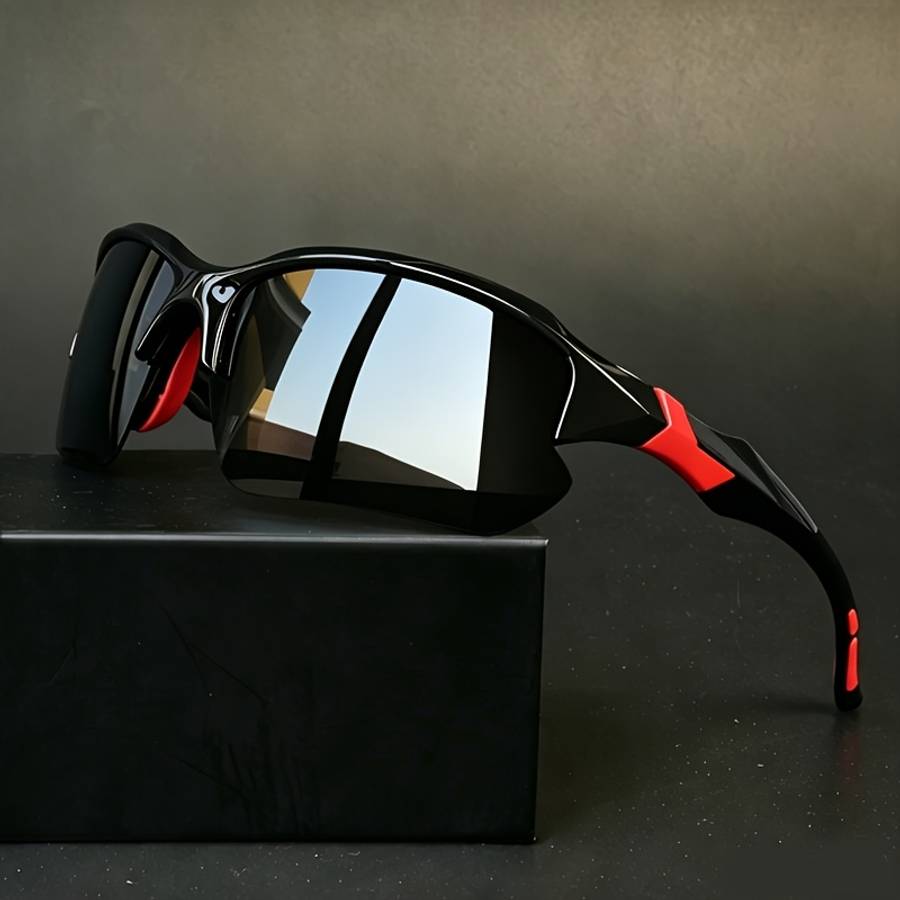 Cycling Glasses Color Red