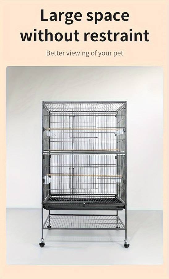 Birdcage Size 52 Inches  79*52*131 5Cm