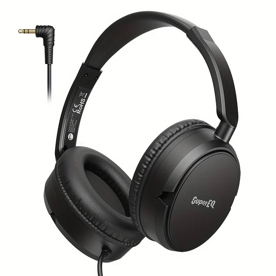Wired Headphones Black