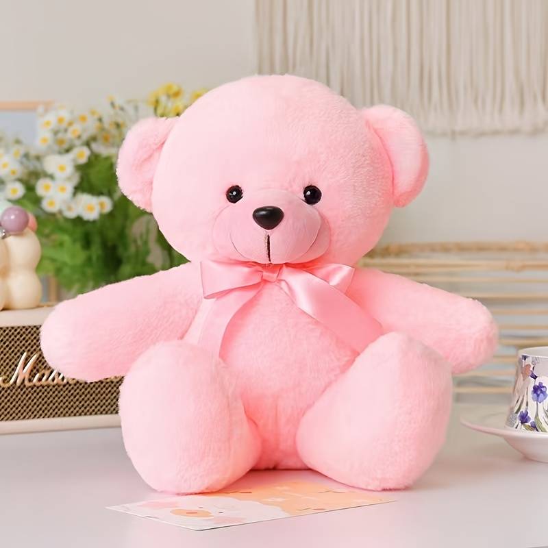 Toy Doll Size 20Cm 7.87In Style 3Pcs Teddy Bear White  Add    Light Brown  Add    Pink