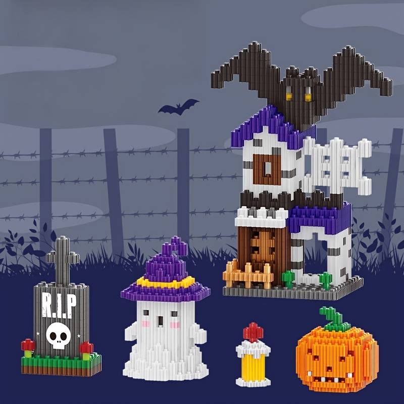 Building Toy Architectural Model Toy Set Model Christmas Combination Building Blocks