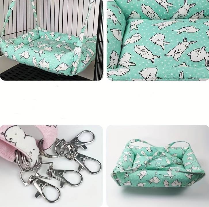 Pet supplies Style Mint Green Rabbit Hammock
