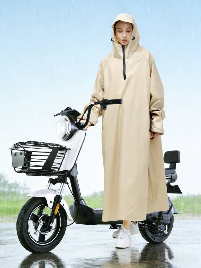 Raincoat White Size 2Xl