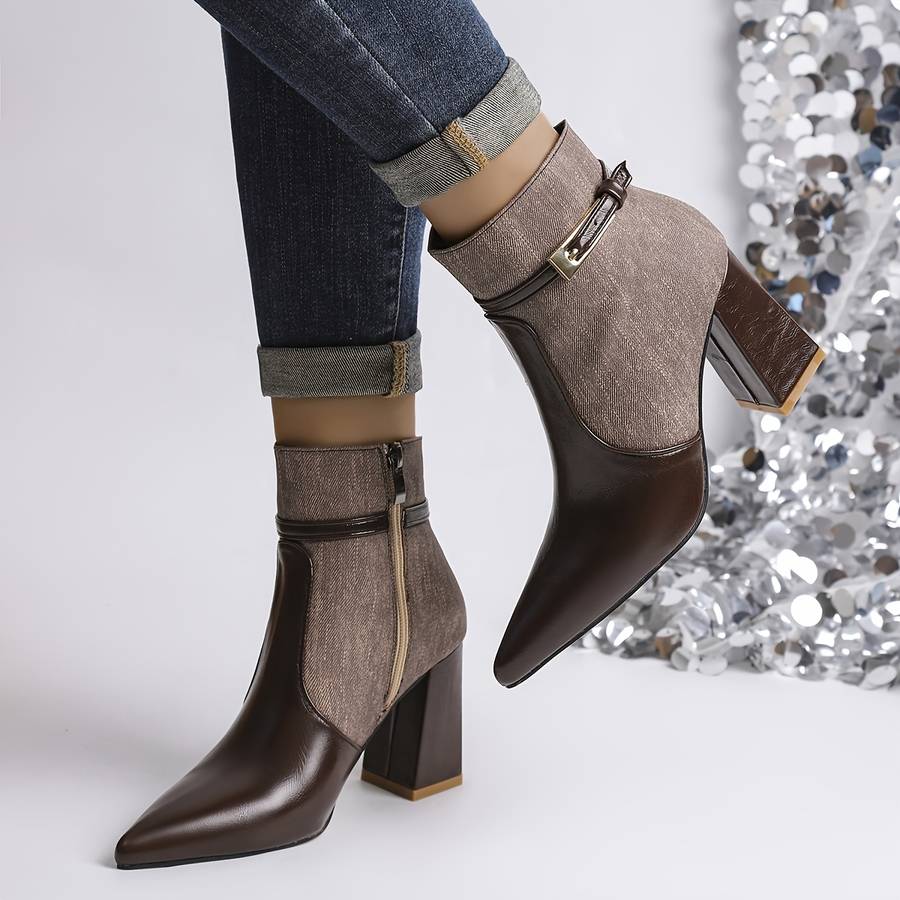 Women S High Heels Color Brown Sizeuk 5