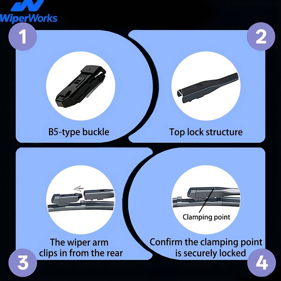 Windshield Wipers Size 60.96Cm 50.8Cm B5