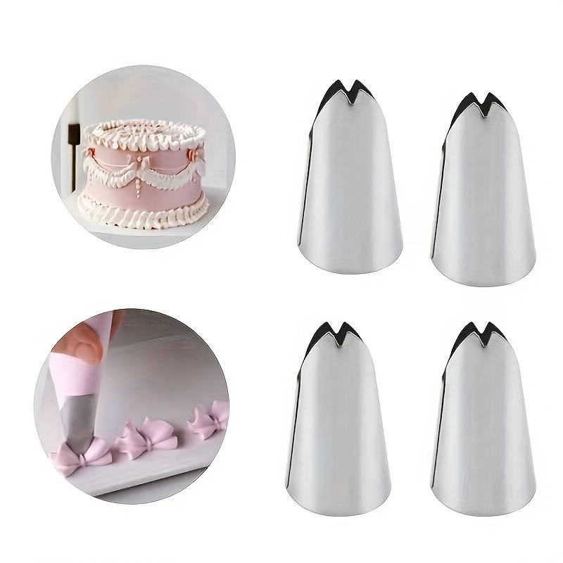 Professional Cake Decorating Head Items Flower Veneer Nozzle   8Pcs