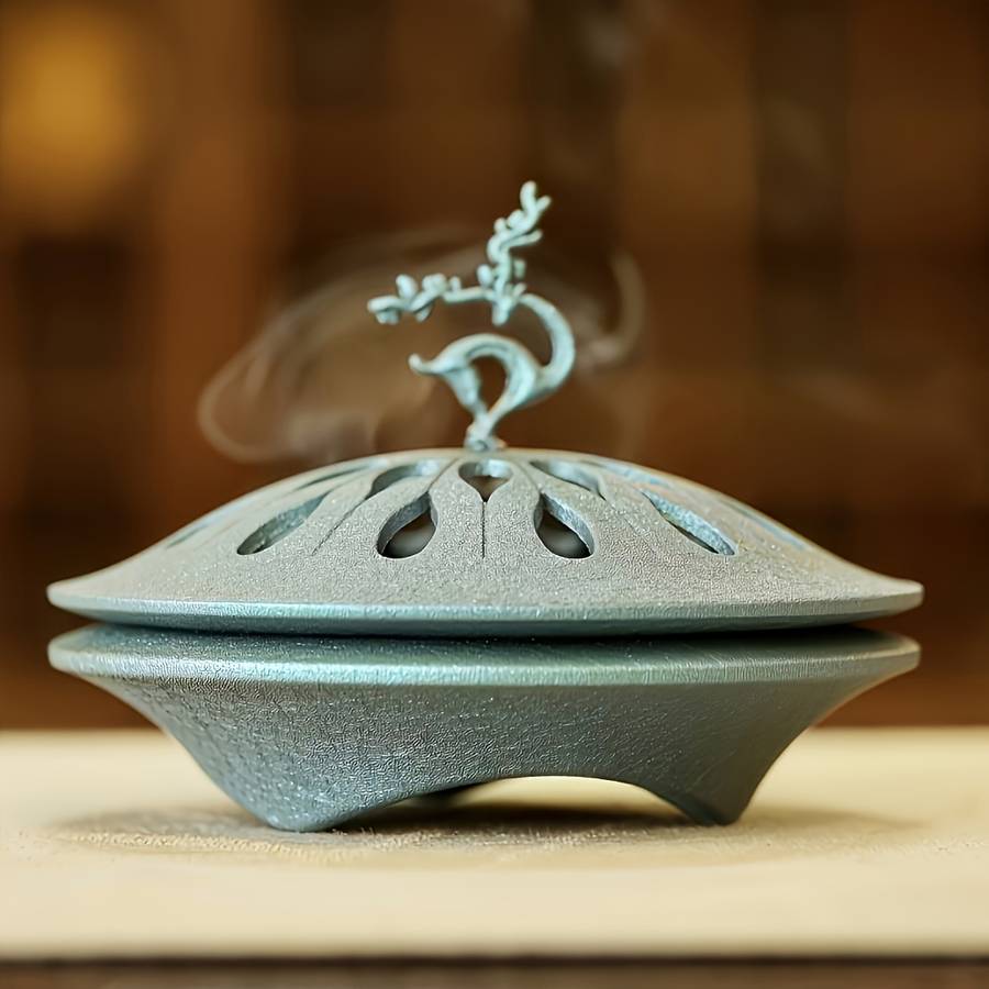 Incense Burner Color  Black Weight 178G Is 1Pc