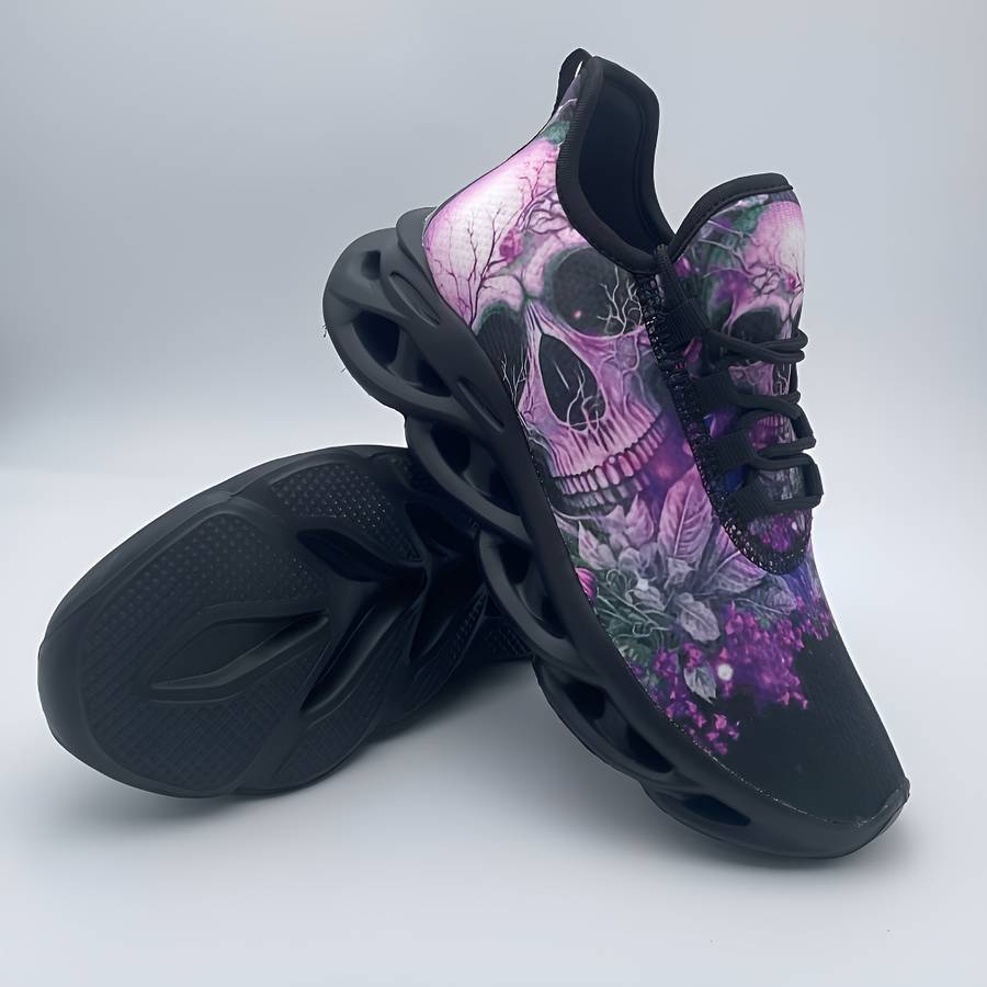 Women S Sneakers Color Purple And Black Sizeuk 4.5