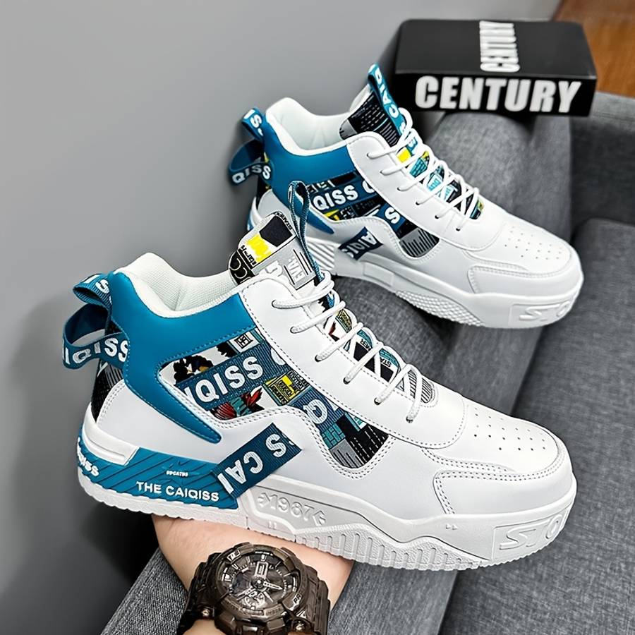 Sneakers Color White Blue Sizeuk 5.5