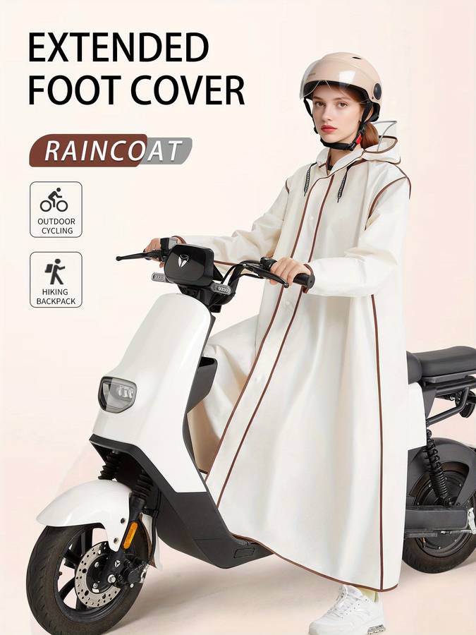 Raincoat M Beige Size Asian L