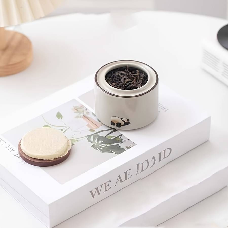 Sealed Jar Color 4Piece Panda Can Set Four Styles