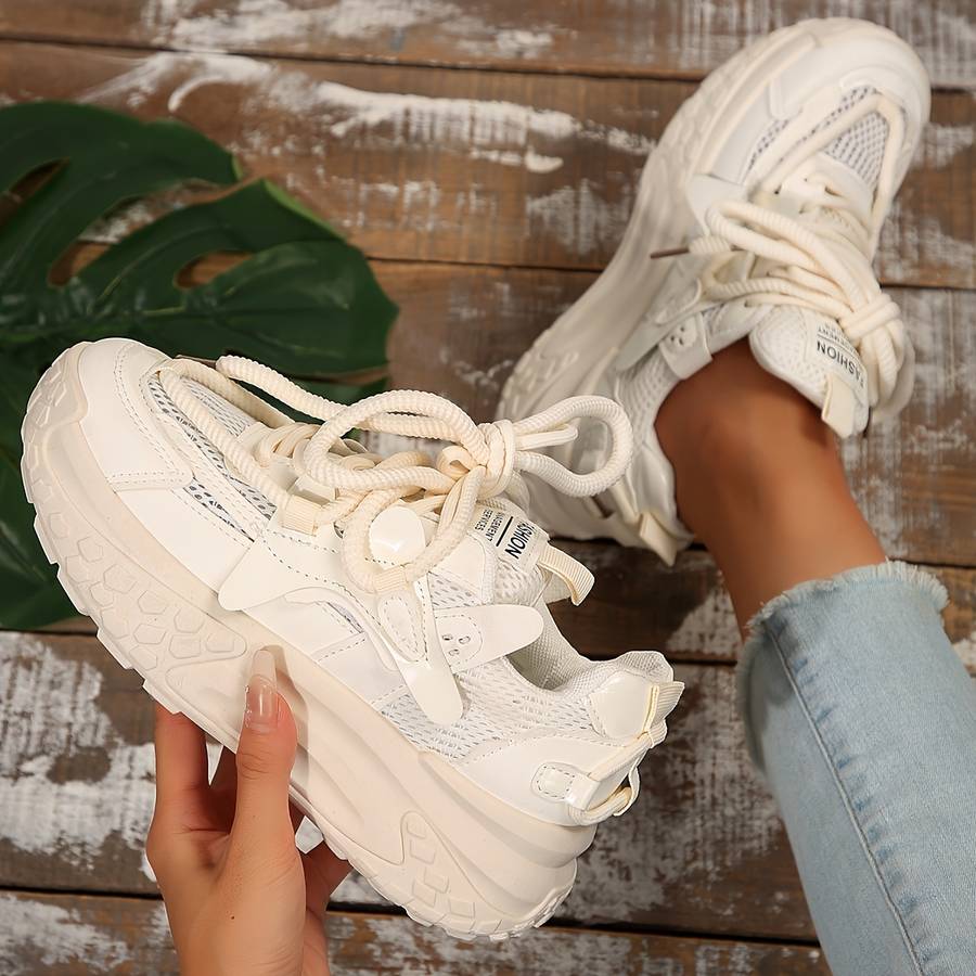 Women S Sneakers Color Beige Sizeuk 3