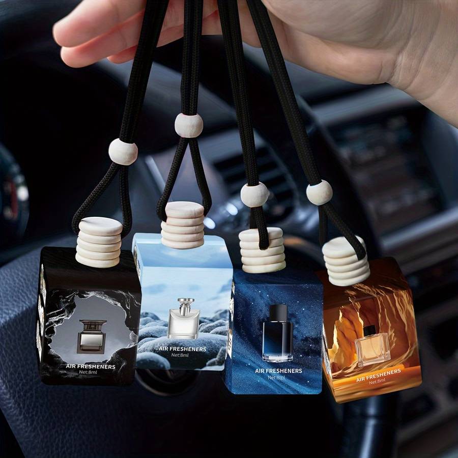 Car  Fragrance  Refill  Bottle Capacity 32Ml Men'S Fragrance  4 Pieces