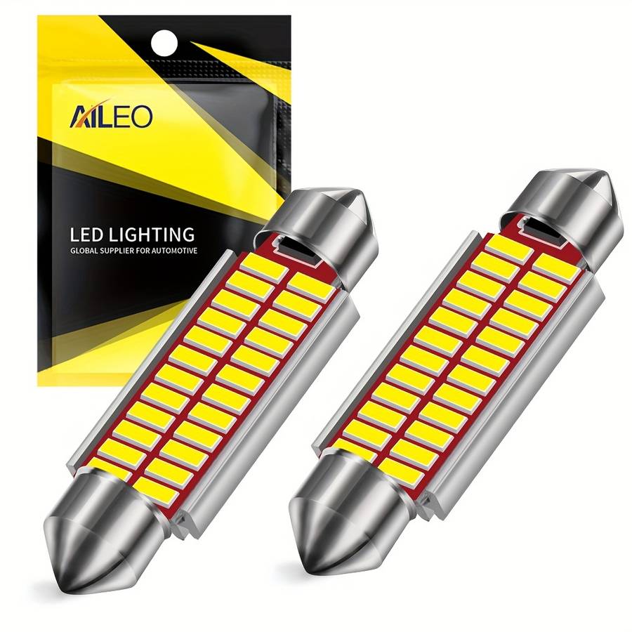 Car Lights Items 2Pcs16Smd36Mm