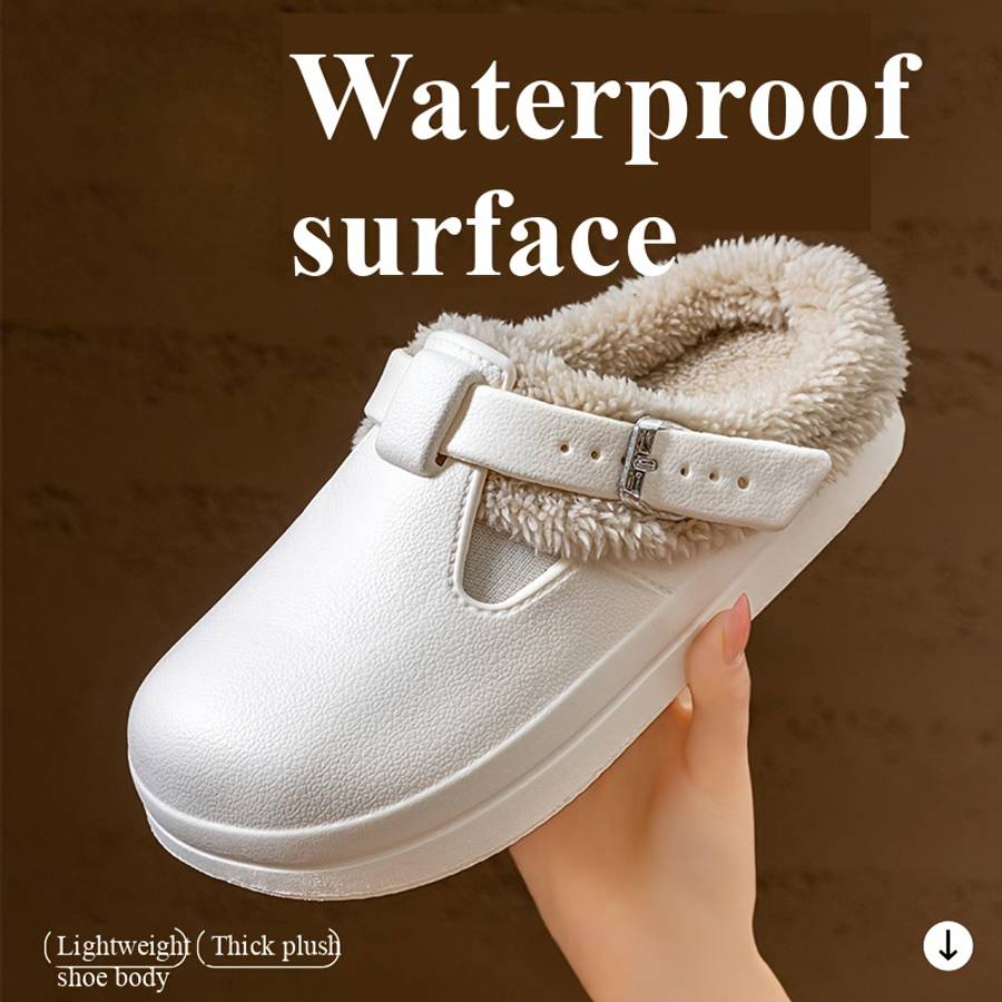 Cotton Slippers Color White Sizeuk 4.5-5