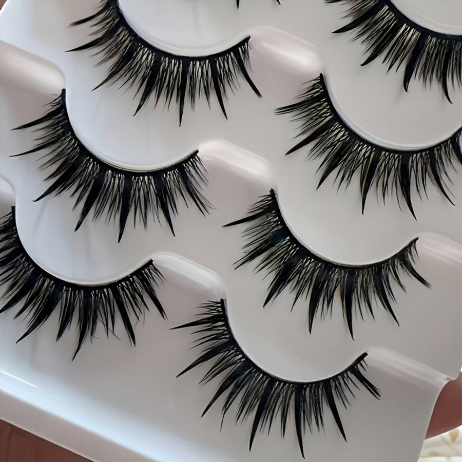 False Eyelashes Model 5Lem White Support
