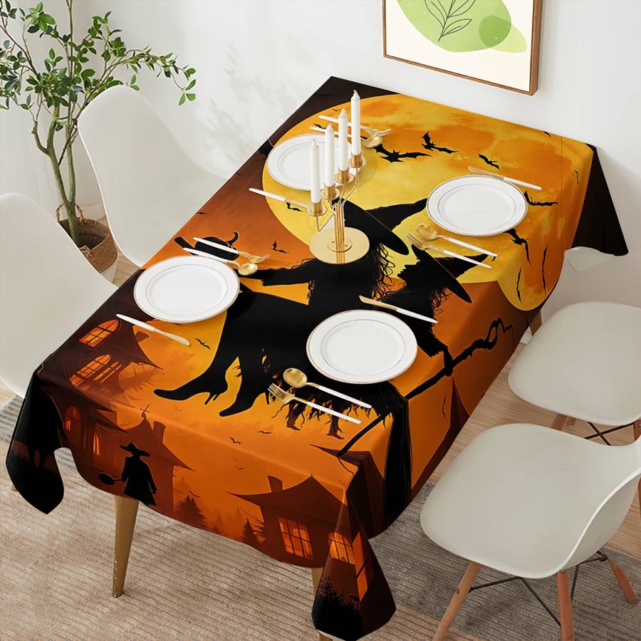 Halloween tablecloth decoration size 140cm x 140cm or 55.12in x 55.12in