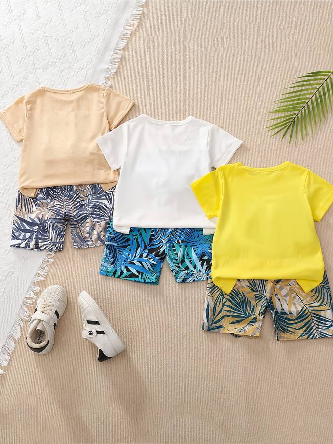 Boys T Shirt Color Yellow Size4-5Y