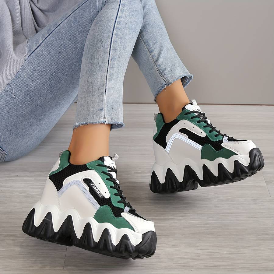 Women S Sneakers Color Green Sizeuk 5