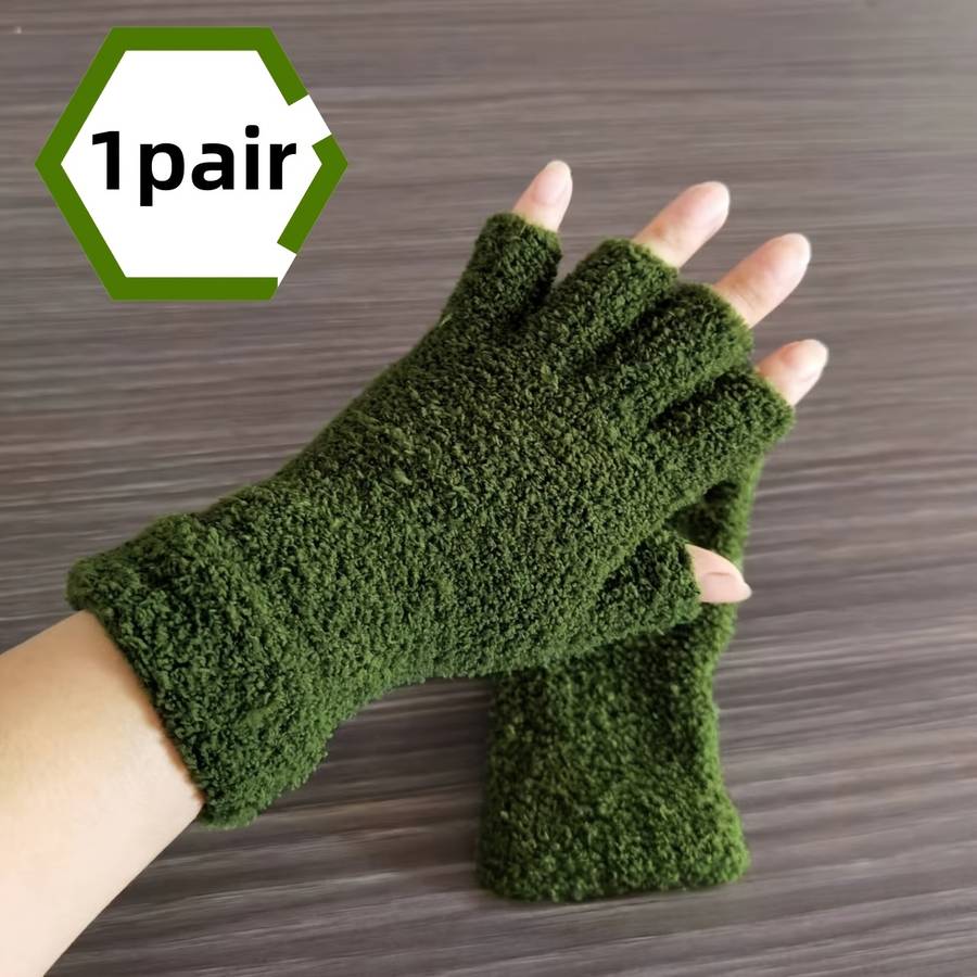 Gloves Color Green
