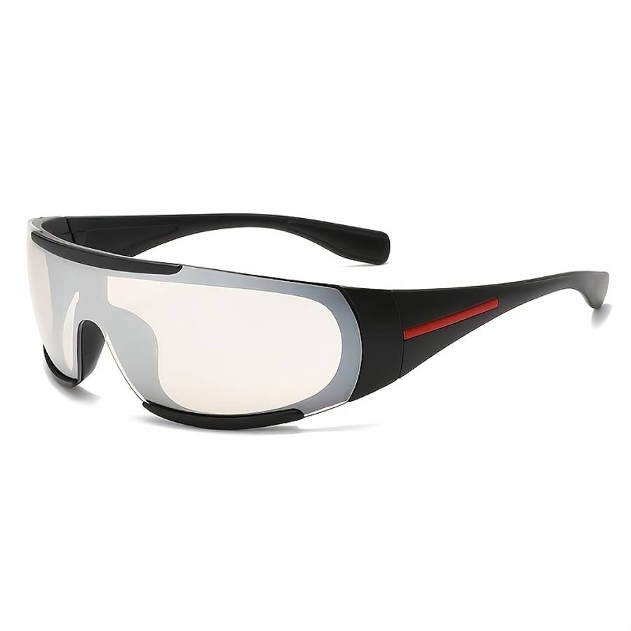 Cycling Glasses Color C5 Black Red Mirror