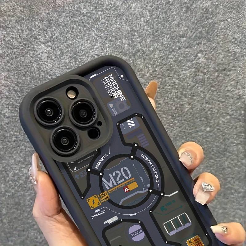 1Pc Black For iPhone 15 Pro Max Phone Case Phone Cover