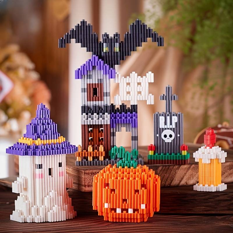 Building Toy Architectural Model Toy Set Model Christmas Combination Building Blocks