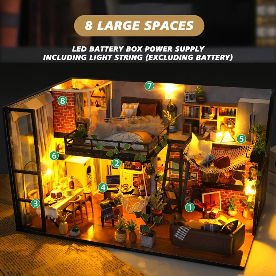 Building Toy Architectural Model Toy Set Style Literary Utopia
