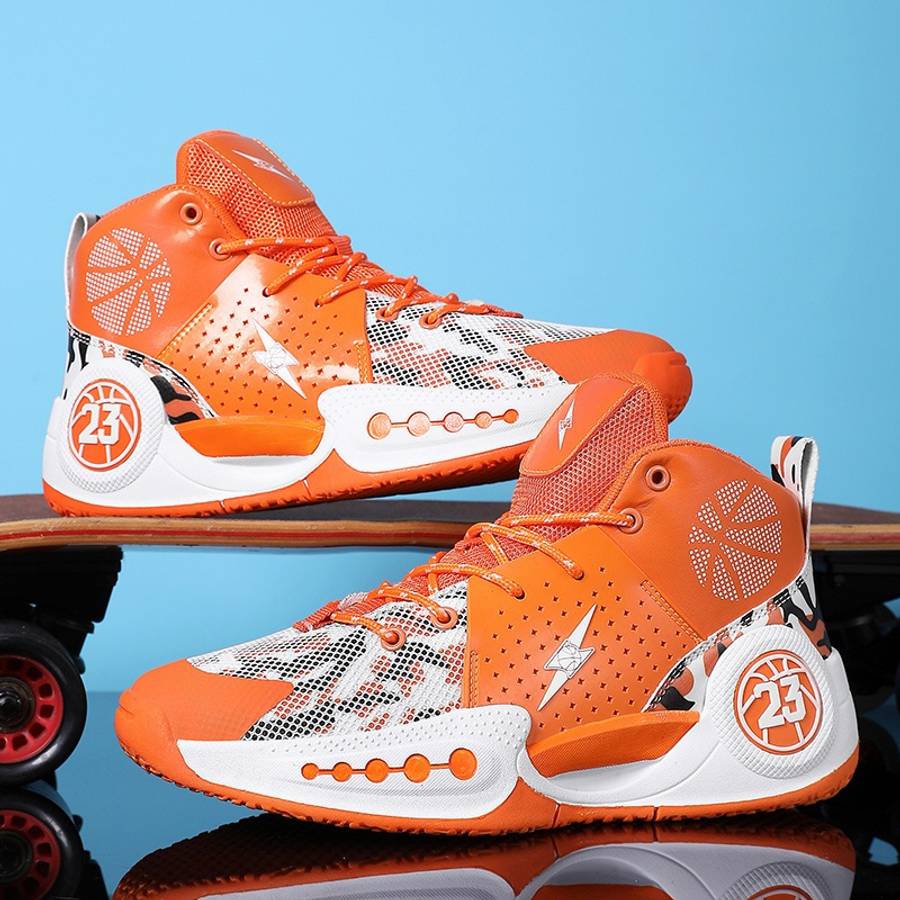 Basketball Shoes Color Orangered Sizeuk 6.5